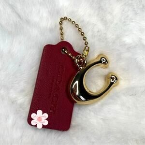 COACH "C" Hang Tag Hangtag Key Fob Bag Charm